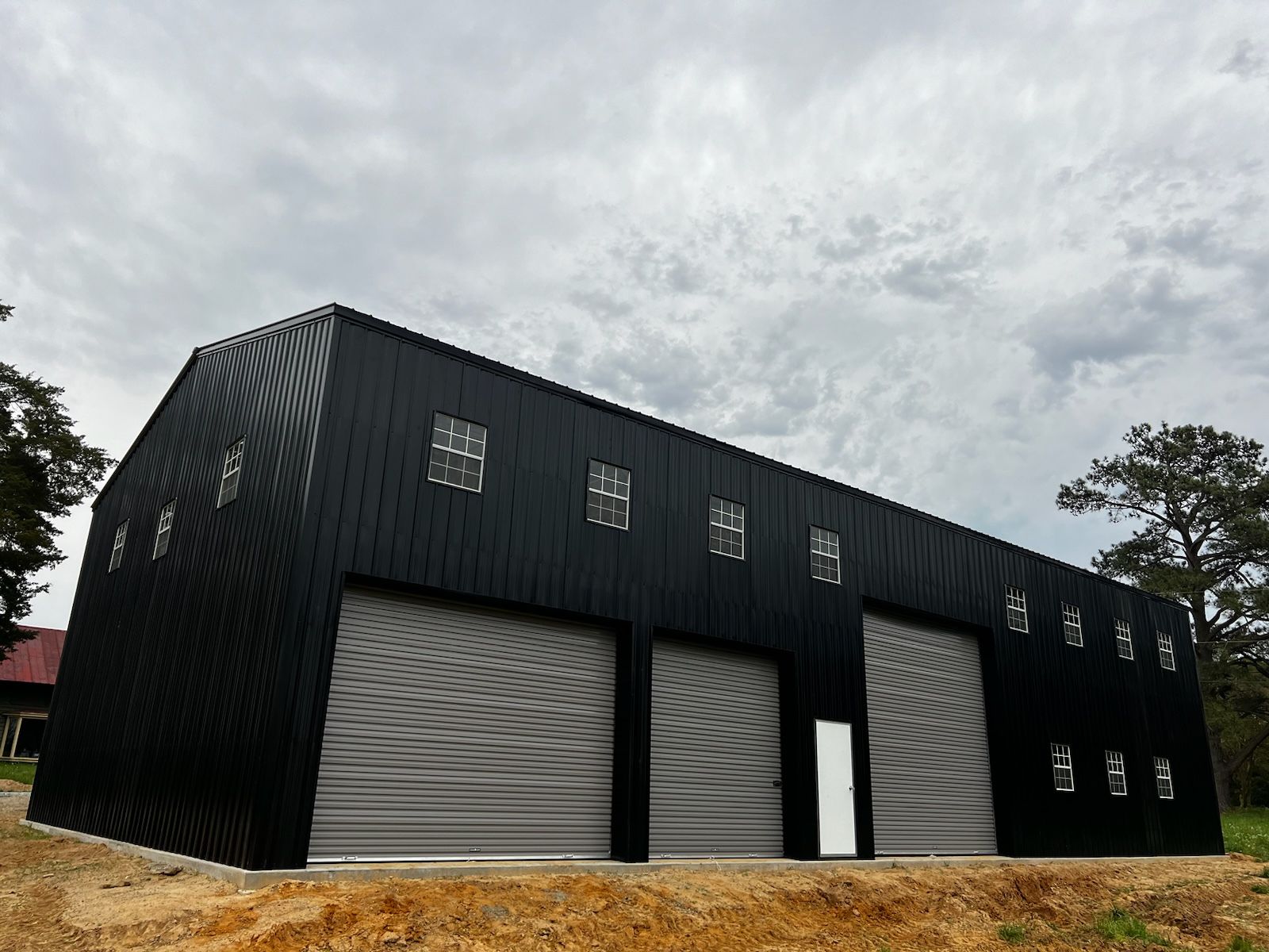 40x80x20 Custom Metal Garage-480